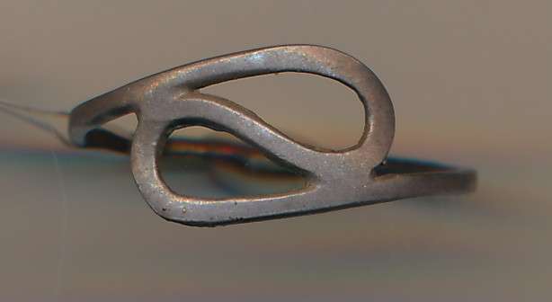 Silver ring as per scan