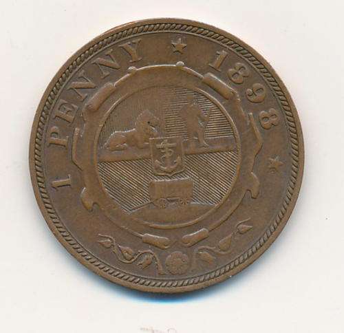 1898 Paul Kruger penny  as per scan