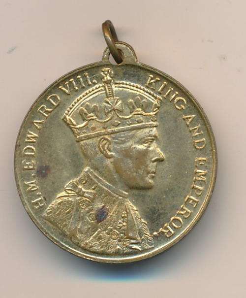 Edward VIII Coronation medal (THE KING THAT ABDICATED) at CRAZY R1 START