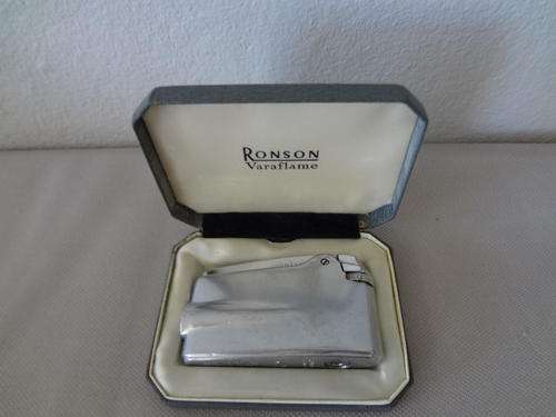 Ronson Varaflame lighter in original box, working as per photo