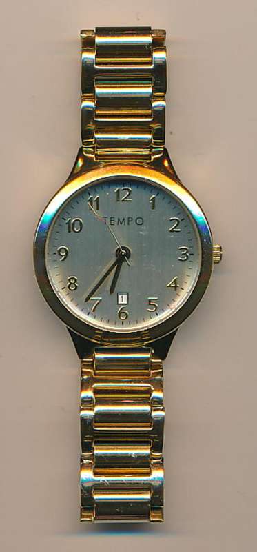 Tempo gents watch, working as per scan