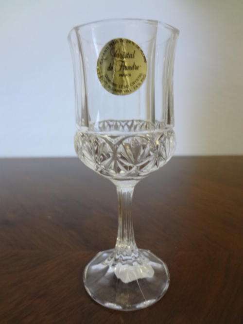 Crystal glass as per photo