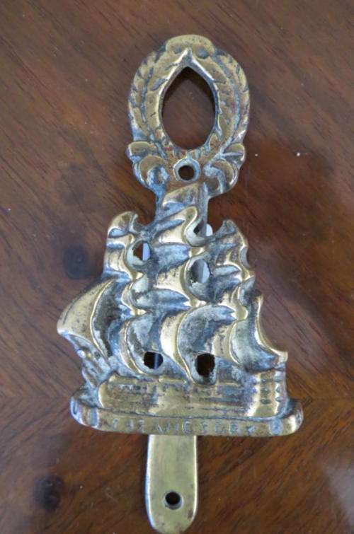 Brass door knocker as per scan