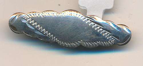 Silver baby brooch at CRAZY R1 START