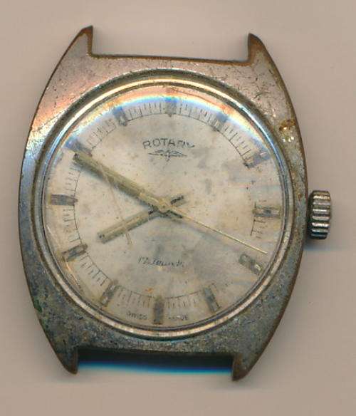 Rotary mens watch well used working as per scan