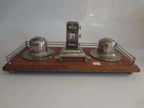 Wooden stationary set dated 1938 as per photo