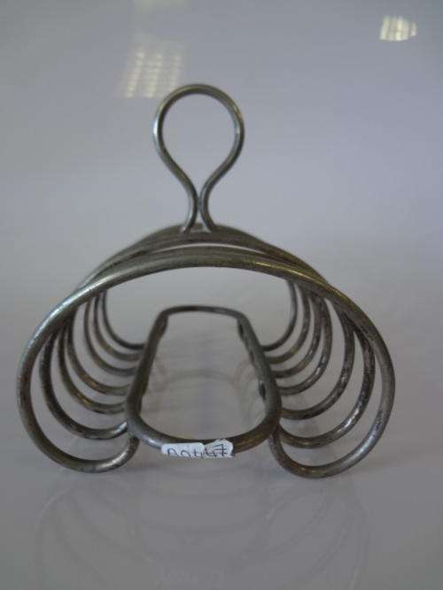 Silver plated deco. toast rack as per photo