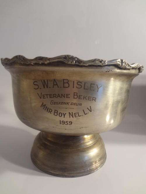 Large silver plated fruit bowl as per photo