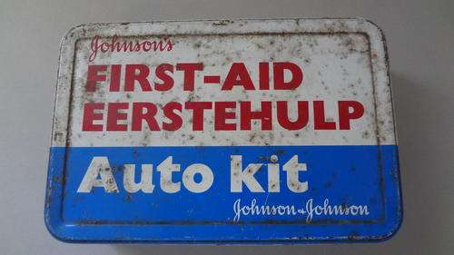 Johnson's first-aid tin as per photo