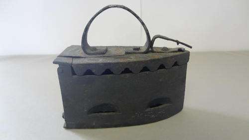 Old coal iron as per photo
