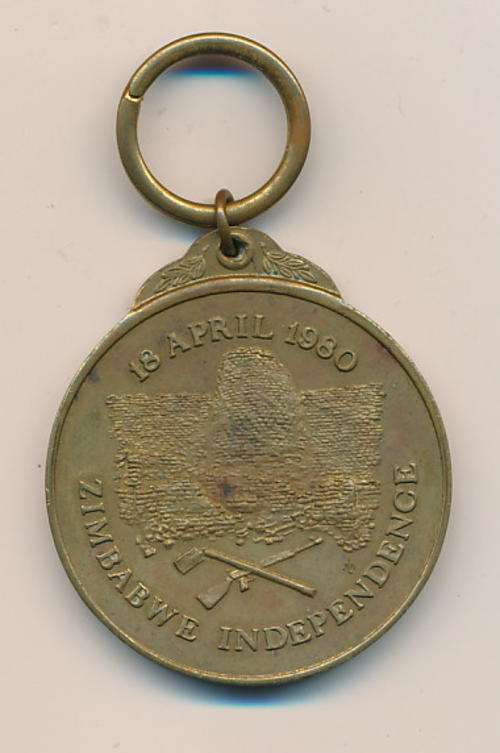 Zimbabwe Independence Medal No: 15034 as per scan