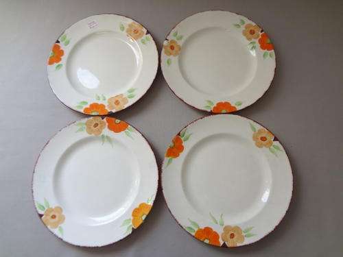 Swinnertons Staffordshire, England, lot of 4 dinner plates as per photo