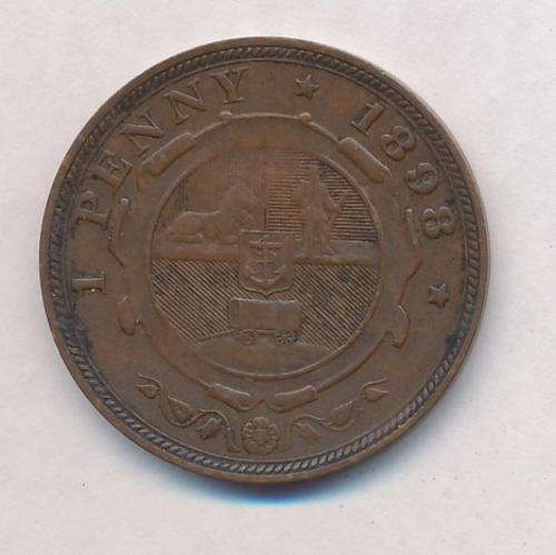 1898 Paul Kruger penny as per scan