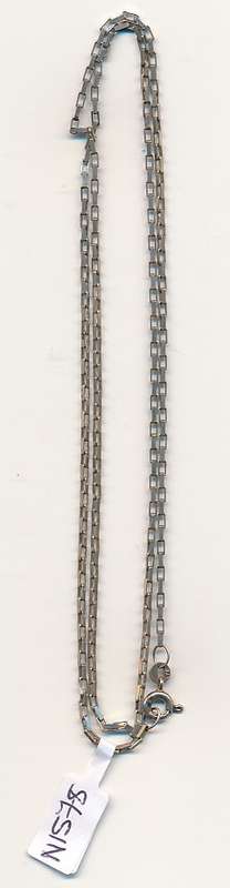 Silver chain as per scan