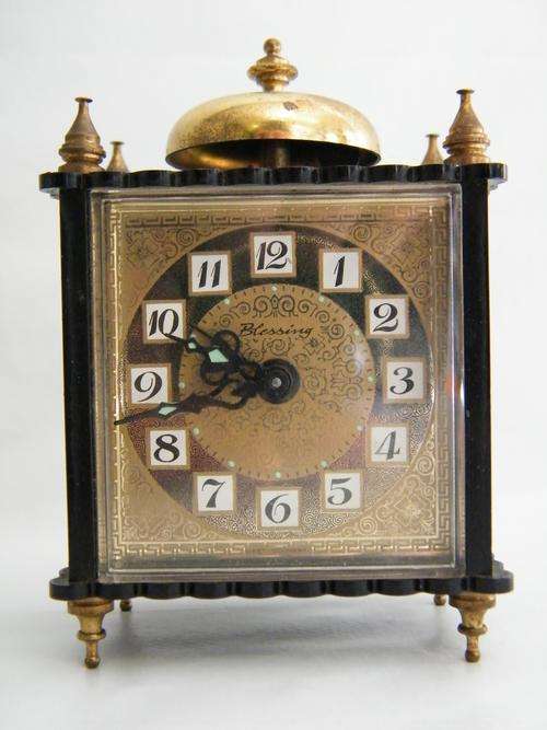 Vintage Blessing alarm clock made in West Germany - as per photo