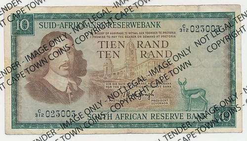 DeJongh R10 banknote - as per scan