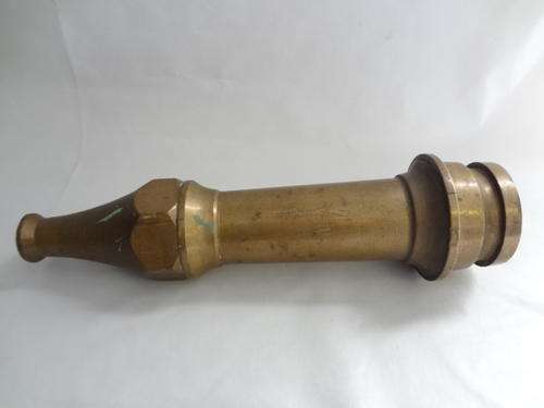 Brass front for fireman`s hose - enquire for postage - 32cm- as per photo