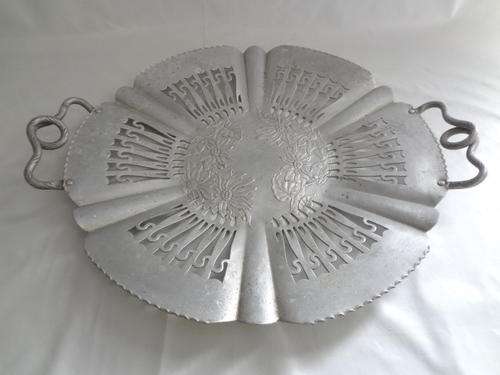 Farber & Shlevin inc. hand wrought tray - 46cm - as per photo