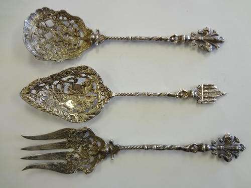 Vintage Italy serving set - as per photo