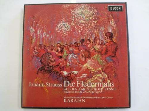 Johann Strauss - Die Fledermaus 2 set Lp in box with booklet - as per photo