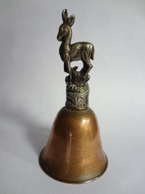 Springbok brass bell - 9cm - as per photo