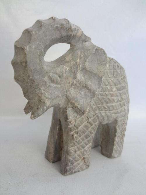 Soapstone elephant - @ CRAZY R1 start