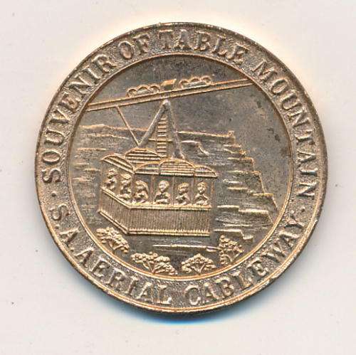 Souvenir of Table Mountain cable car - as per scan
