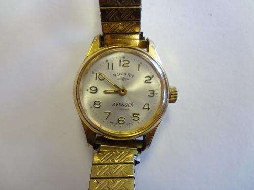 Rotary Avenger ladies wind up watch - working but needs a service - as per photo