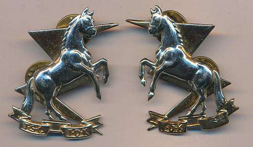 Pair of SADF TDK/TDC badges - as per scan