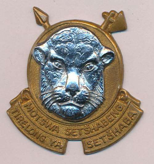 Motswa Setshabeng badge - as per scan