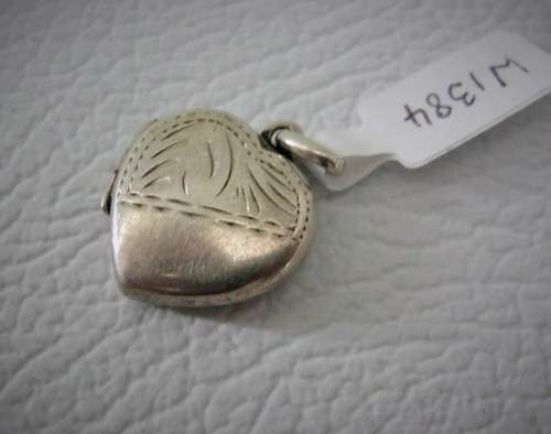 Sterling silver locket pendant - as per photo