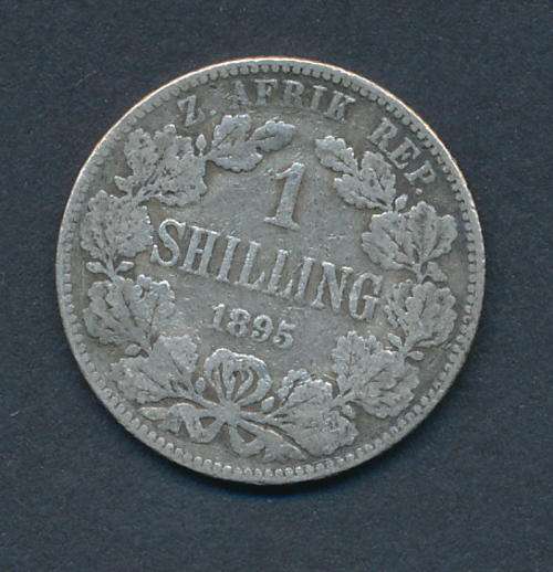 1895 ZAR Kruger Shilling scarce as per scan