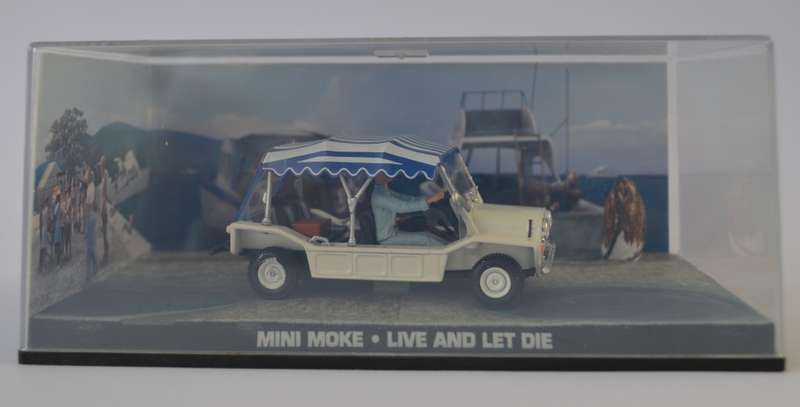 James Bond 007 Mini Moke - Live and Let Die Model Car Scale 1:64 as per photo