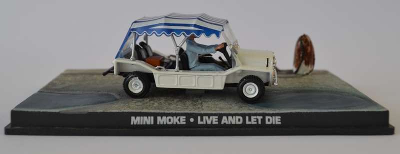 James Bond 007 Mini Moke - Live and Let Die Model Car Scale 1:64 as per photo