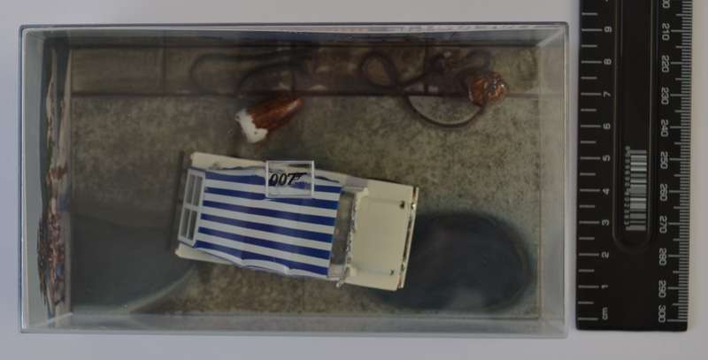 James Bond 007 Mini Moke - Live and Let Die Model Car Scale 1:64 as per photo