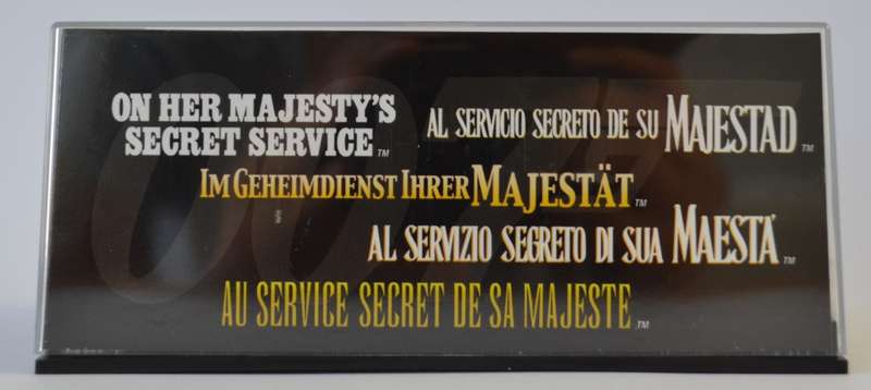 James Bond 007 Austin Mini - On Her Majesty`s Secret Service Model Car Scale 1:64 as per photo