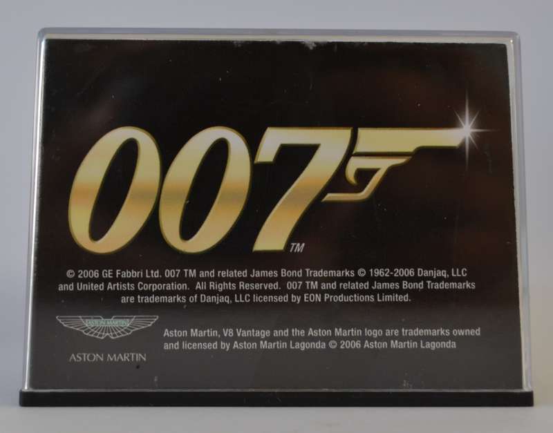 James Bond 007 Aston Martin V8 Vantage - The Living Daylights Model Car Scale 1:43 as per photo