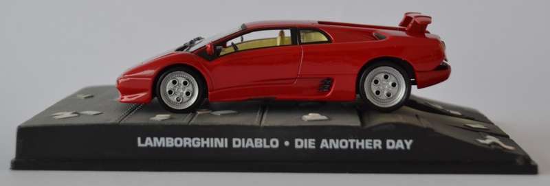 James Bond 007 Lamborghini Diablo - Die Another Day Model Car Scale 1:43 as per photo