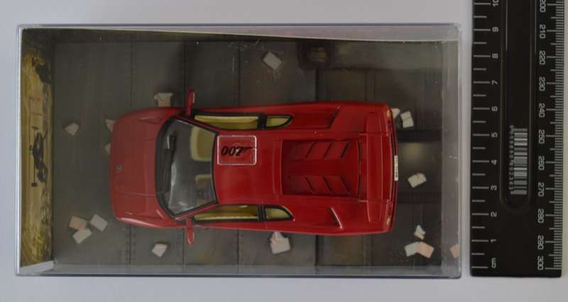 James Bond 007 Lamborghini Diablo - Die Another Day Model Car Scale 1:43 as per photo