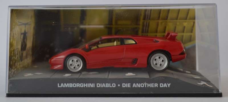 James Bond 007 Lamborghini Diablo - Die Another Day Model Car Scale 1:43 as per photo