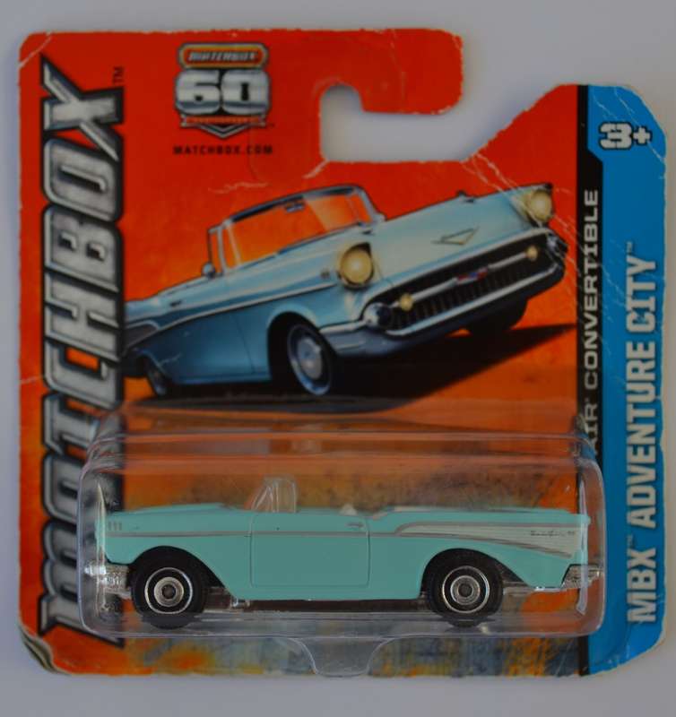 Matchbox Chevy Bel Air Covertible Model Car Scale 1:64 as per photo