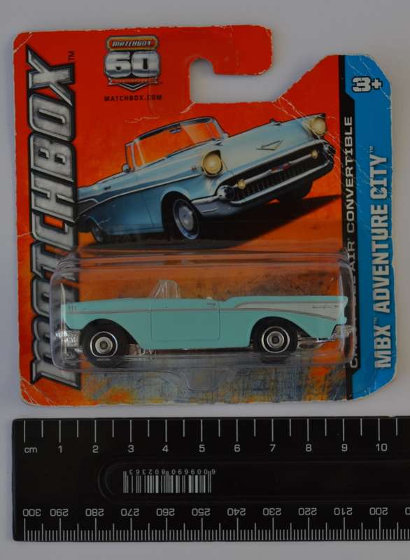 Matchbox Chevy Bel Air Covertible Model Car Scale 1:64 as per photo