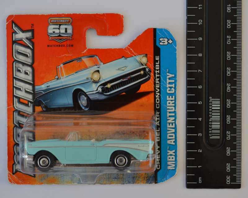 Matchbox Chevy Bel Air Covertible Model Car Scale 1:64 as per photo