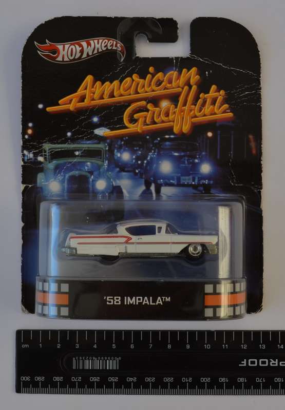 Hot Wheels `58 Impala Model Car Scale 1:64 as per photo