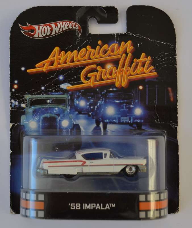 Hot Wheels `58 Impala Model Car Scale 1:64 as per photo