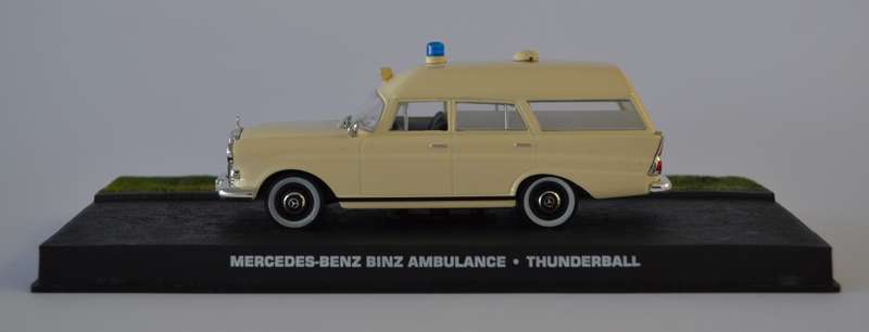 James Bond 007 Mercedes Benz Ambulance - Thunderball Model Car Scale 1:32 as per photo