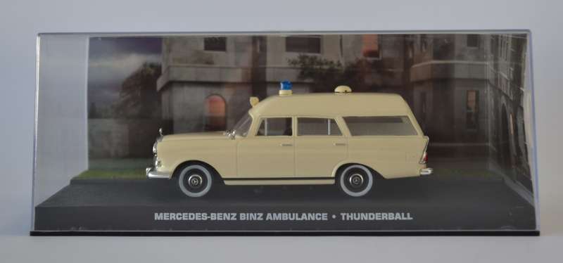 James Bond 007 Mercedes Benz Ambulance - Thunderball Model Car Scale 1:32 as per photo