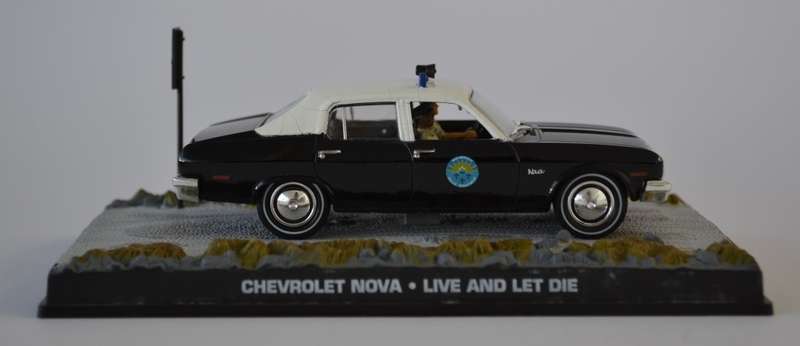 James Bond 007 Chevrolet Nova - Live and Let Die Model Car Scale 1:43 as per photo