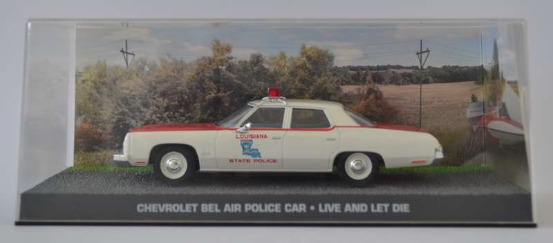 James Bond 007 Chevrolet Police Car - Live and Let Die Model Car Scale 1:32 as per photo