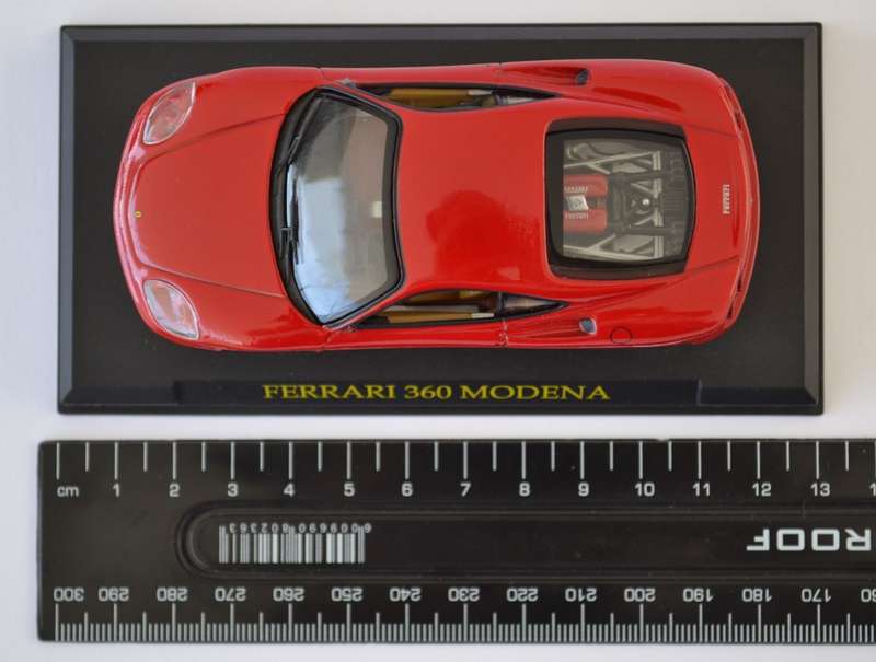 Ferrarri 360 Modena Model Car Scale 1:43 as per photo